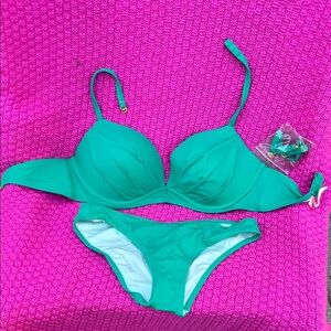 Victoria's Secret Teal Bikini Set